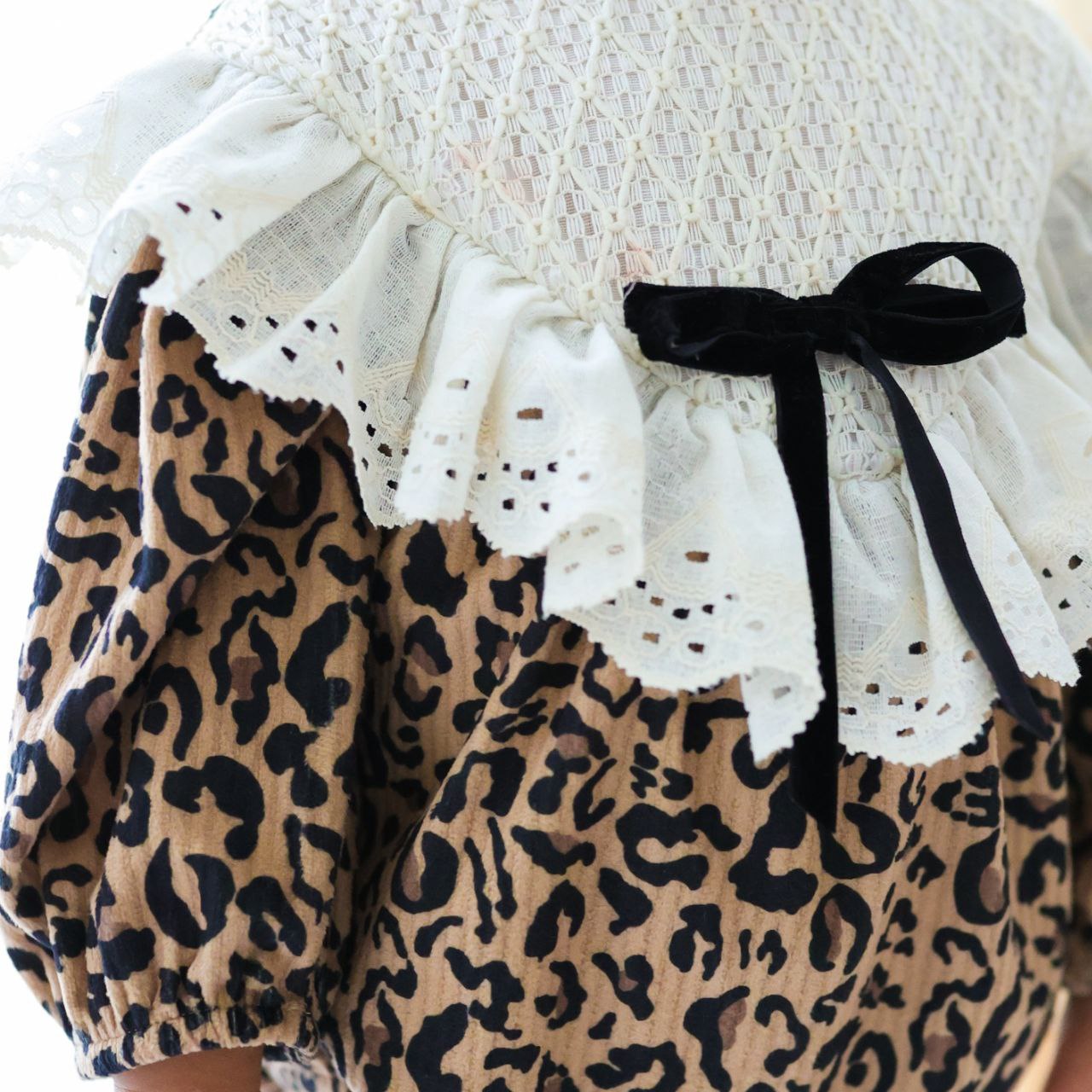 Lori Leopar Desenli Romper