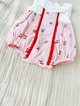 Cherry Bandanalı Romper